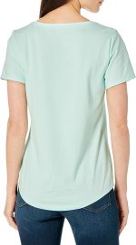 Essentials Women's Classic-Fit 100% Cotton Short-Sleeve V-Neck T-Shirt (Available in Plus Size), Pack of 2 - Image 8